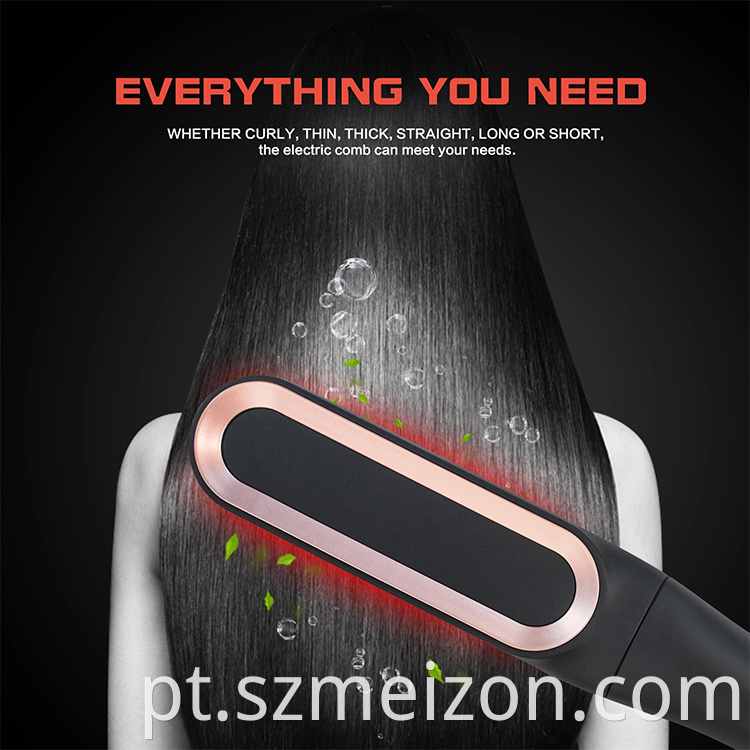 lvl hair straightener brush